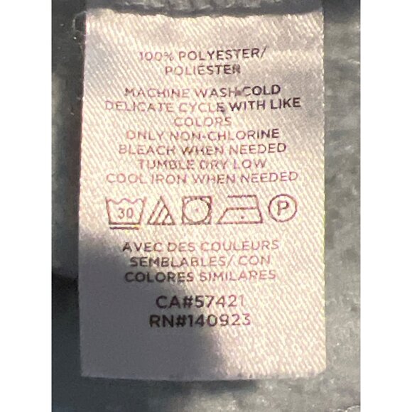 Ann Taylor Loft Faux Sherpa Pullover Crewneck Sweatshirt Sky Blue Womens SMALL‎ - Picture 4 of 8